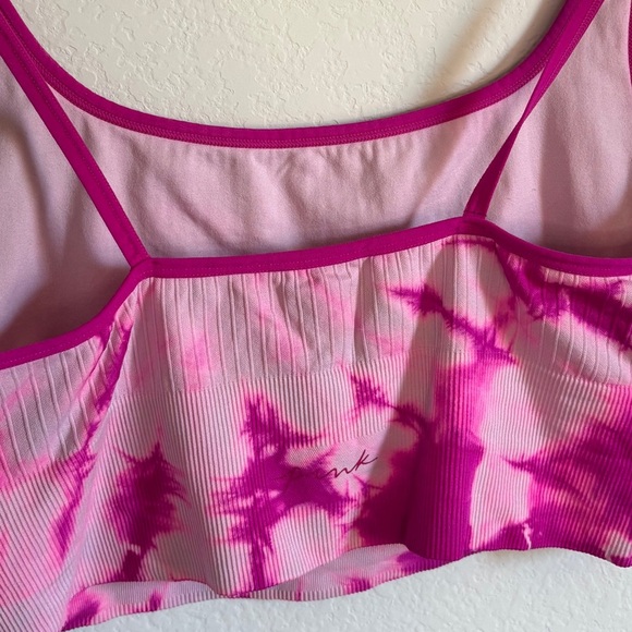 Victoria’s Secret PINK Tie-Dye Lightly-Lined Scoop Neck Sports Crop - Size XL - Picture 9 of 11